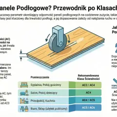 Przewodnik po klasach ścieralności paneli podłogowych. Wybierz odpowiednią klasę AC do pomieszczenia, by podłoga służyła latami.