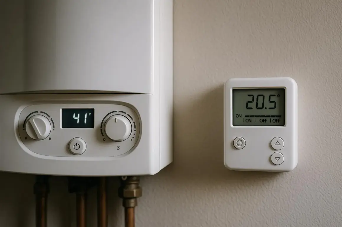 Termostat pokazuje 20.5°C, a piec gazowy 41°C. Zastanawiasz się, jak często powinien włączyć się piec gazowy, by utrzymać komfort?